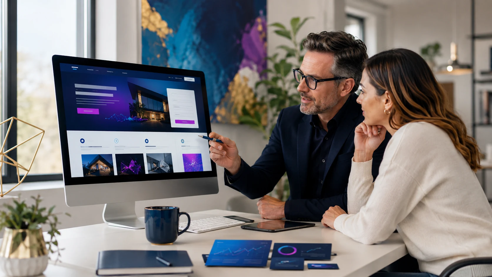 Landing page campaign strategy for small business advertising